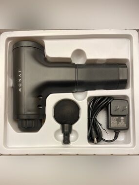 Monat Black Percussion Massage Gun - Portable Muscle Relief